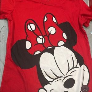 Disney Kids Red Minnie Mouse T-Shirt